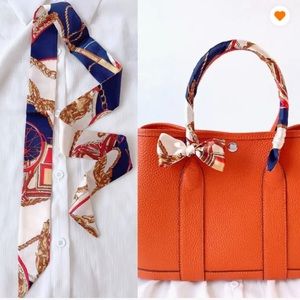 NWT- Purse Twilly- Dark Blue & Gold Rope Design